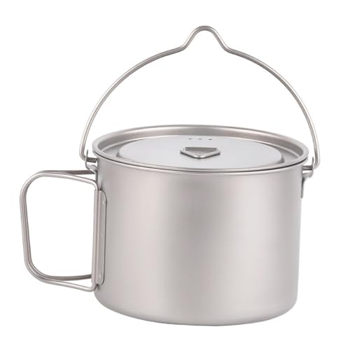 Casserole titane camping pliante, popote de cuisine outdoor et bivouac - 3