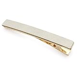 [ジュエルボックス] JewelVOX ヘアクリップ ヘアアクセサリー フェイクレザー レディース 人気 大人 かわいい おしゃれ (アイボリー)