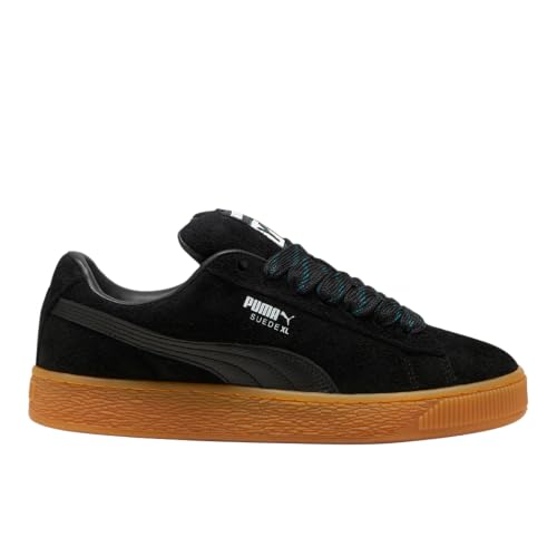 PUMA Mens Suede XL Flecked Lace Up Sneakers Shoes Casual - Black - Size 8 M - image 1