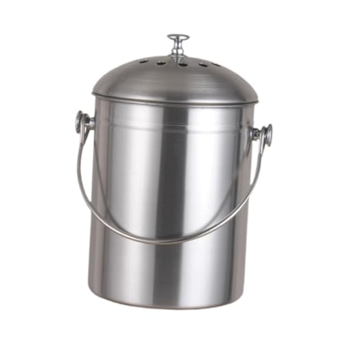 SECRET DESIRE Creations Stainless Steel Compost Bin Peel Kitchen Counter for Kitchen Counter Cooking|Home Decor|Figurines Deal