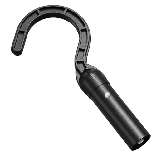 Generic Robotic Pool Cleaners Hook,Cordless Pool Vacuum Robot Retrieval Hook,Telescopic Pole Hook for Cleaning,Pool Vacuum Sweeper, 21.5cmx9.7cmx3.2cm, Black
