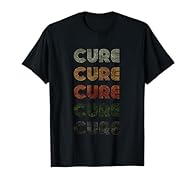 Vintage Band Merchandise design. This Love Heart Cure Tee Grunge Vintage Style Black Cure design is a perfect gift to your friends and families who calls Cure or Cure is the one who is important in their life. It is a perfect gift to express your lov...