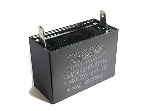 16Uf Generator Motor Capacitor 16.5Uf 15.5Uf Cbb61 Condenser 50 60 Hz 350V 250V - 450V Ac Ul Avr #TOP2
