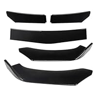 ECKBRJA Front Stoßstange Lippe Kinn Spoiler Splitter Body Kit Für Volvo Xc60 2018 2019 2020 2021 2022 2023 2024 2025 Auto-Frontspoiler(Glänzend schwarz) ECKBRJA Front Stoßstange Lippe Kinn Spoiler Splitter Body Kit Für Volvo Xc60 2018 2019 2020 2021 2022 2023 2024 2025 Auto-Frontspoiler(Glänzend schwarz)