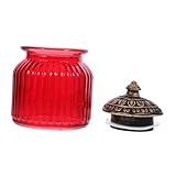 SOIMISS Mini Vorratsdose mit Resin Deckel Luftdicht Versiegelt Langlebiger Küchenbehälter für Tee Kaffee Gewürze Vielseitiger Aufbewahrungstank Dekorativer Retro Stil