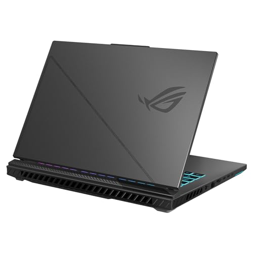ROG Strix G16 Gaming Laptop, AMD Ryzen 9-9955HX, 32 GB DDR5 RAM, 2 TB PCIe SSD, 16" 2.5K (2560x1600) Display, Nvidia G-Force RTX 5070Ti, Tastiera Chiclet retroilluminata RGB, W11 Home, Grigio - Notebook - Immagine 8