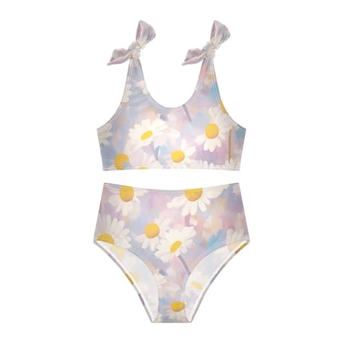 Daisy Girl 2 Piece Kids Bikini Set Quick-Dry Bathing Suit Swimming Suits Adjustable Strap3
