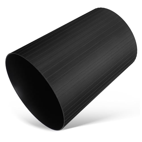 Basurero rectangular negro de plástico MAGICLULU miniatura 1
