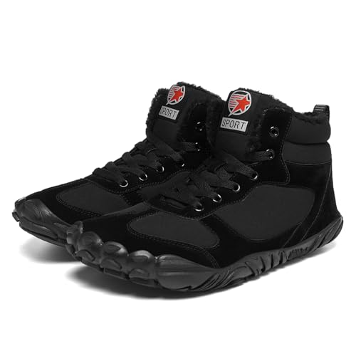 Hike Footwear Waterproof Winter Barefoot Shoes, Walking Hiking Boots for Women Men Trail Running Healthy Non-Slip