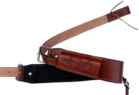 Miniatura 2 de Horse Western - Juego completo de cinchas de flanco trasero de cuero para silla de montar de cincha trasera