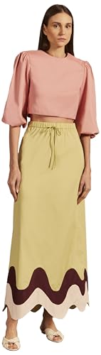 Giardino Solid Long Skirt