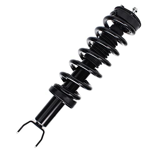 Image of Detroit Axle - 2 Front Struts for 4WD 2009-2018 Dodge Ram 1500 [w /o Air Suspension] Complete Struts w /Coil Springs 2010 2011 2012 2013 2014 2015 2016 2017 Replacement Ready Strut Shocks