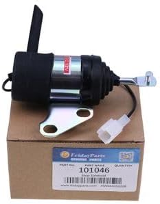 CARTEX 12V Fuel Stop Solenoid 101046 for FITS Kubota FITS Grasshopper Mower with Mini Supper Engine Z402 Z482 Z602 Z722 D622 D902 from 12Hp 23Hp