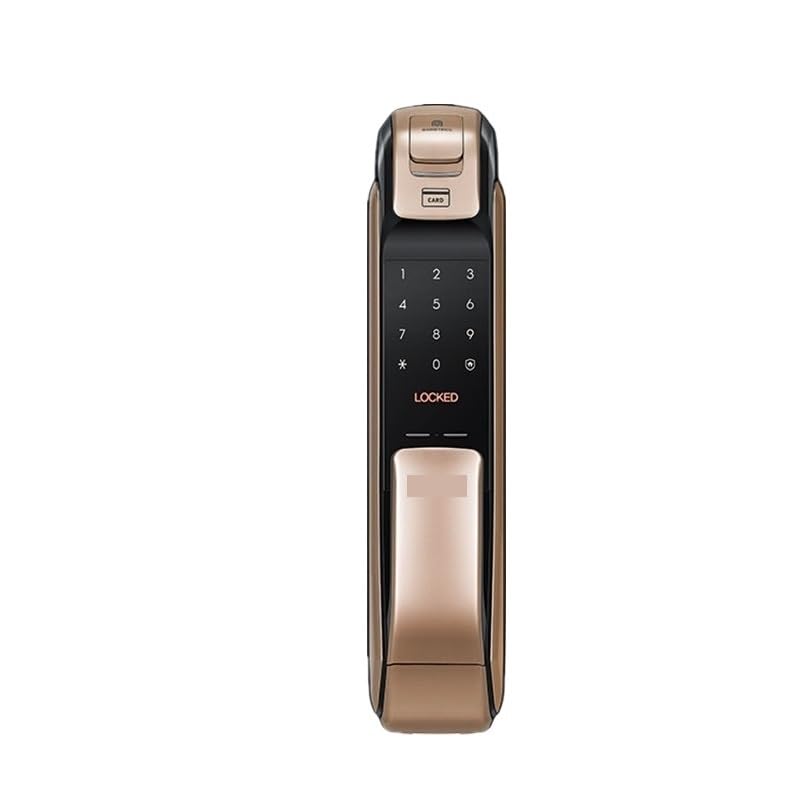 Compatibile per Samsung SHP-DP728 Smart Home Door Lock Versione Inglese Serrature per Impronte digitali Cerradura Inteligente Fechadura Digital (Colore : Gold Push) Wisdom