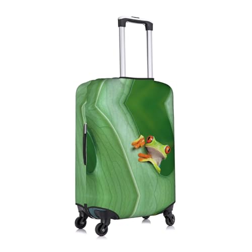 Housse de bagage grenouille blanche L pliable protection valise - 3