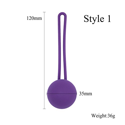 LUOEM Kegel Bolas de aperto vaginal de silicone para controle da bexiga e exercícios do assoalho pél