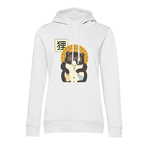 Sweat à capuche Tanuki un hommage tendre à l'illustration et la culture du Japon