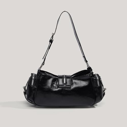 Bolso Hobo Pequeño para Mujer de Cuero Vegano con Múltiples Bolsillos miniatura 3