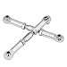 Dilwe RC Steering Rod, Metal Steering Linkage Rod with CNC Machined Compatible with HSP 94111 / 94188 RC Car(Silver)