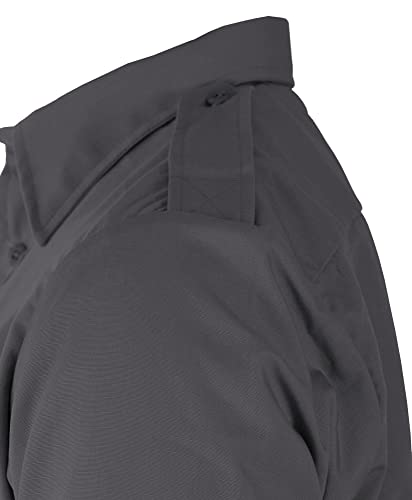 Propper Men's Short Sleeve Tactical Dress Shirt, Dark Grey, Medium #TOP6