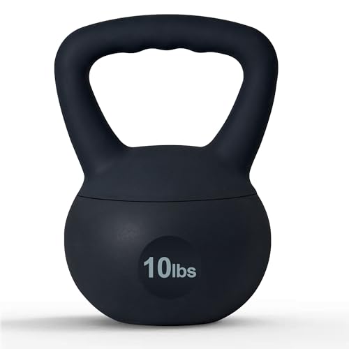 soges Soft Kettlebell,Strength Training Kettlebell, Multi-Functional Wide Handle Soft Kettlebells, Filled with Iron Sand, Space-Saving Home Fitness Equipment