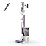 Shark Detect Clean & Empty Akku-Staubsauger, kraftvolle Saugkraft mit DirtDetect-Technologie, selbstleerender 2-l-Basisstation, 60 Min. Laufzeit, Anti Hair Wrap, Staub-Fugendüse, Weiß IW3612EU