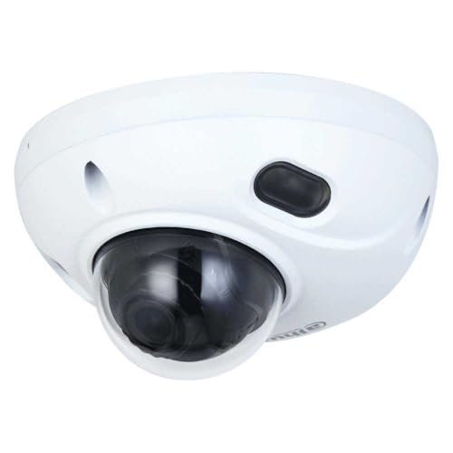 Dahua WizSense Series Camera reseau 4MP Mini Dome compacte Anti-Vandale avec IR Objectif 2.8mm. Faible sensibilité à la lumière. IVS.SMD 4.0. AI SSA. Quick...