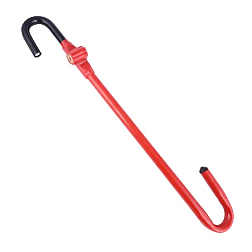 AllExtreme CQ-6082 Car Steering Wheel Brake Lock Anti-Theft Retractable Double ...