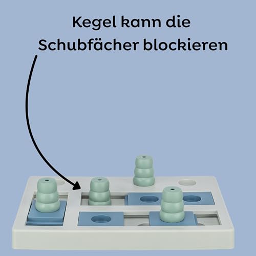 TRIXIE Hundespielzeug Intelligenz Dog Activity Strategiespiel „Chess“ – Anspruchsvolles Intelligenzspielzeug für Hunde zur Beschäftigung, ø 40x27cm – 32022