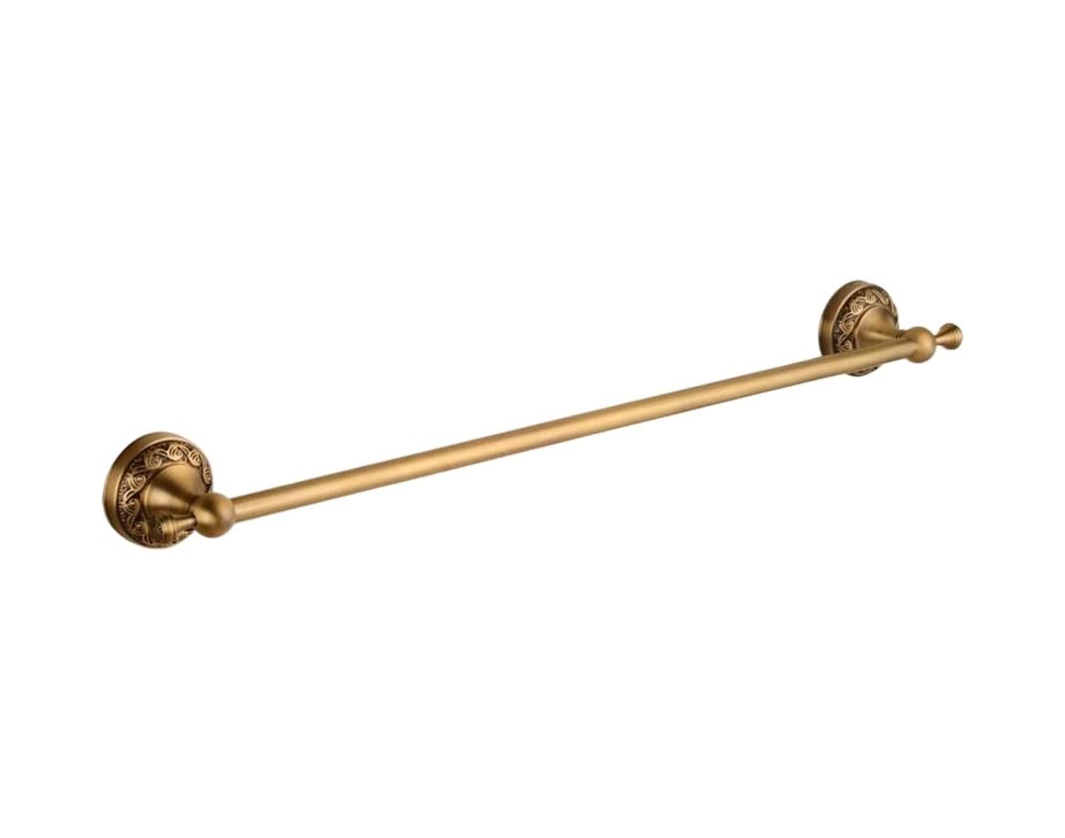 Porte-serviette bronze de salle de bain avec serrure barre de suspension murale