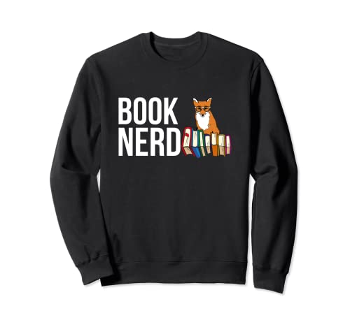 Divertido libro nerd amante del libro Sudadera
