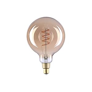 Shelly Vintage G125 Smart Home gloeilamp, dimbaar, E27, digitale afstandsbediening, retro gloeilamp via app en wifi…