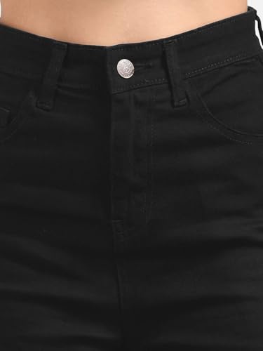 Image of KOTTY Women's Classic Fit Straight Jeans - Mid Waist with Clean Lines