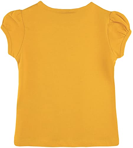 Image of Lilax Girls Short Puff Sleeve Cotton T-Shirt, Toddler & Little Girls Top | 95% Cotton Puff Sleeve Tee; Crewneck, Short Sleeve; Toddler & Girls Sizes 2T-12; for School, Play & Everyday; Machine Wash