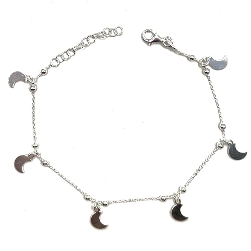 MASBARATA PULSERA LUNAS EN PLATA DE LEY