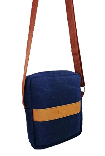 Bolso bandolera Venetto de fieltro azul oscuro extra-small 2