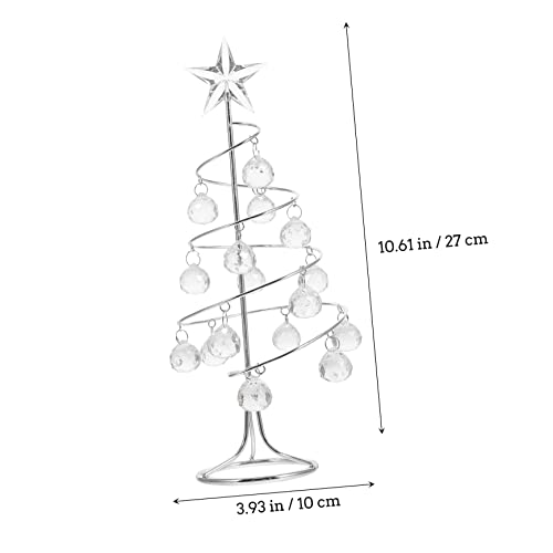 Árbol de Navidad de hierro PRETYZOOM con acabado artístico para casa 3