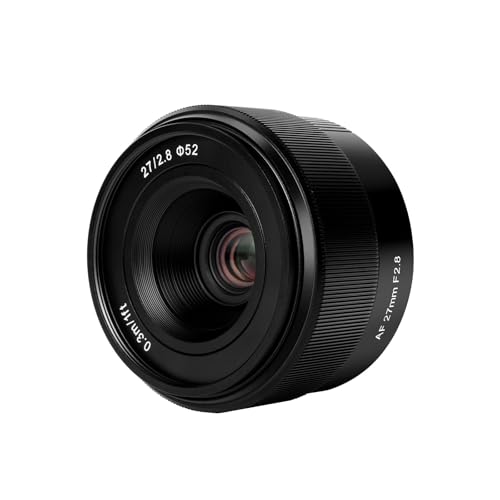 Objectif grand angle APS-C Sony E JINTU AF 27mm F2.8 pour boîtiers hybrides Alpha - 6