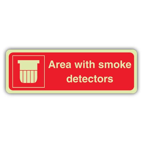 Panneau phosphorescent détecteurs de fumée signalisation incendie