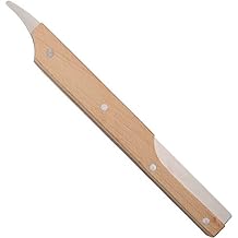 Coconut Opener Tool with Wooden Handle Stainless Steel Knife Opener Double Ended Coconut Cutter Kitchen Gadget Tools