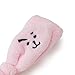 BT21 Official Merchandise by Line Friends - COOKY Character Spa Makeup Hair Wrap Headband