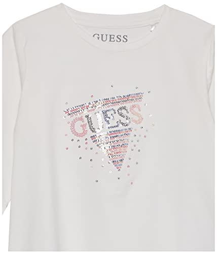GUESS Girls' 3/4 Sleeve High Low Graphic Tee2