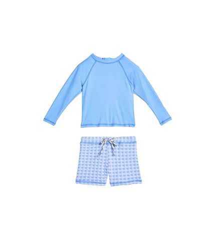 Snapper Rock, Boys, Seaside Blue Long Sleeve Set (Infant/Toddler/Little Kid), Blue, 6 Months-12 Months Infant