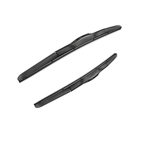 Image of Oshotto Frameless (O.E.M Type) Replacement Wiper Blades Compatible with Jeep Compass (24 inch / 18 inch)