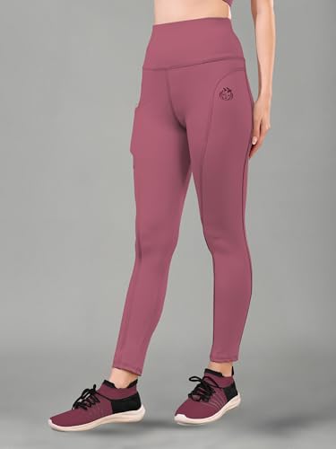 Image of Women High Rise Gym Wear Tights Stretchable Yoga Pants Fitness Leggings Gym Pants Multipurpose Slim Fit Track Pant Workout Active Wear Lower