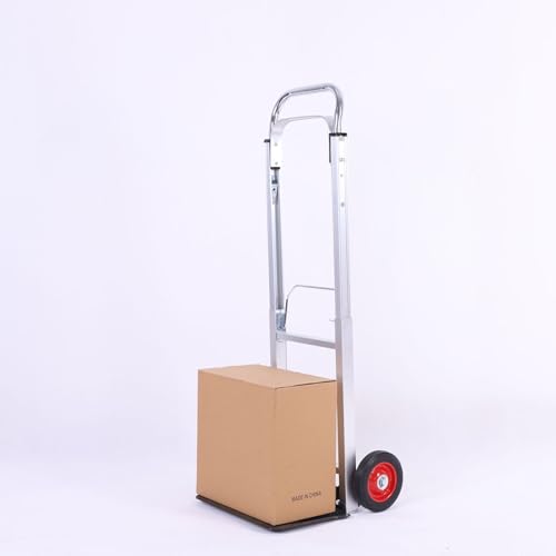 Carretilla plegable 2 en 1 con asa telescópica y ruedas miniatura 5