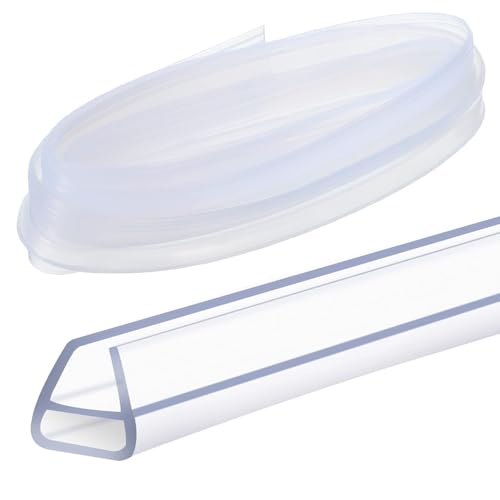 Catálogo para Comprar On-line Mamparas de ducha que Puedes Comprar On-line. 46 Sello de baño en forma de U, tira de sellado de puerta de baño, sello transparente para ventana para cubículo de ducha, mampara de ducha, vidrio, 300 cm / 118 pulgadas (6 mm)
