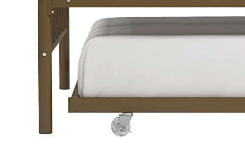 Dhp Manila Metal Twin Size Daybed And Twin Size Trundle (Gold) #TOP4