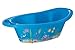 Rotho Babydesign Ocean StyLe! Bañera con alfombra antideslizante y tapón, 0-12 Meses, StyLe!, Azul, 20211012576