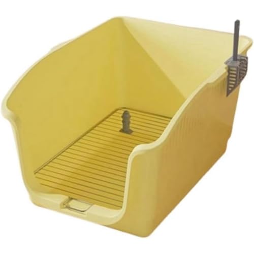 Tufduzo犬のエンクロージャの小便器の高いトイレの踏面のくず皿の反スプラッシュの反こぼれの中型犬の訓練の犬の洗面所の反散乱は、きれいになること容易な足を、洗濯できる屋内屋外持ち上げることができますサイズおよびうんち中型のペット小型犬のステンレス鋼の犬の